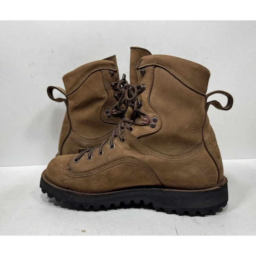 Danner Hawk Nubuck Leather Men's 11 D Hiking Brown Boots 200G GTX 45700 Bob Sole